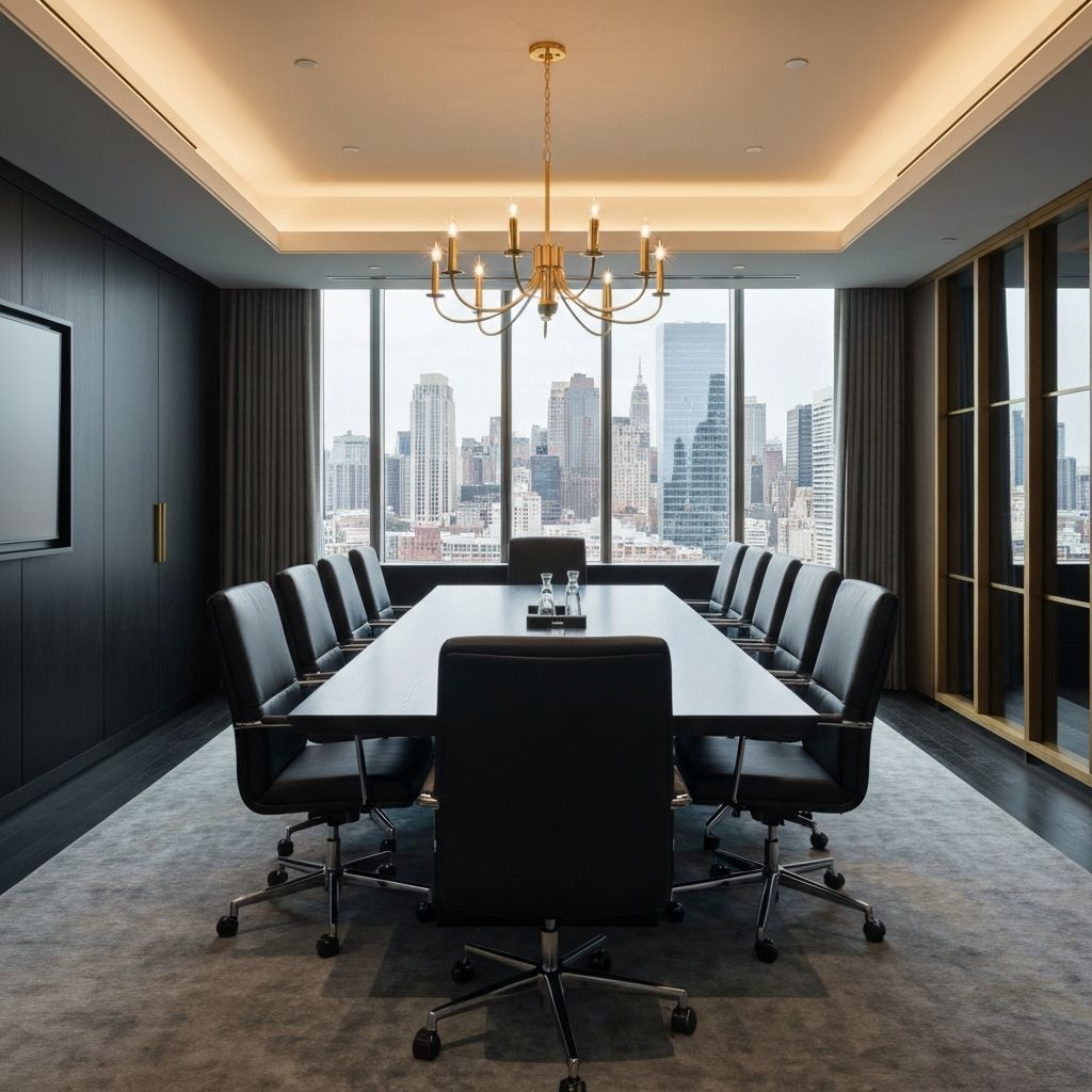 Sala de reuniões Mendes Advocacia